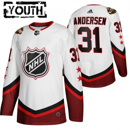 Camisola Carolina Hurricanes Frederik Andersen 31 2022 NHL All-Star Branco Authentic - Criança